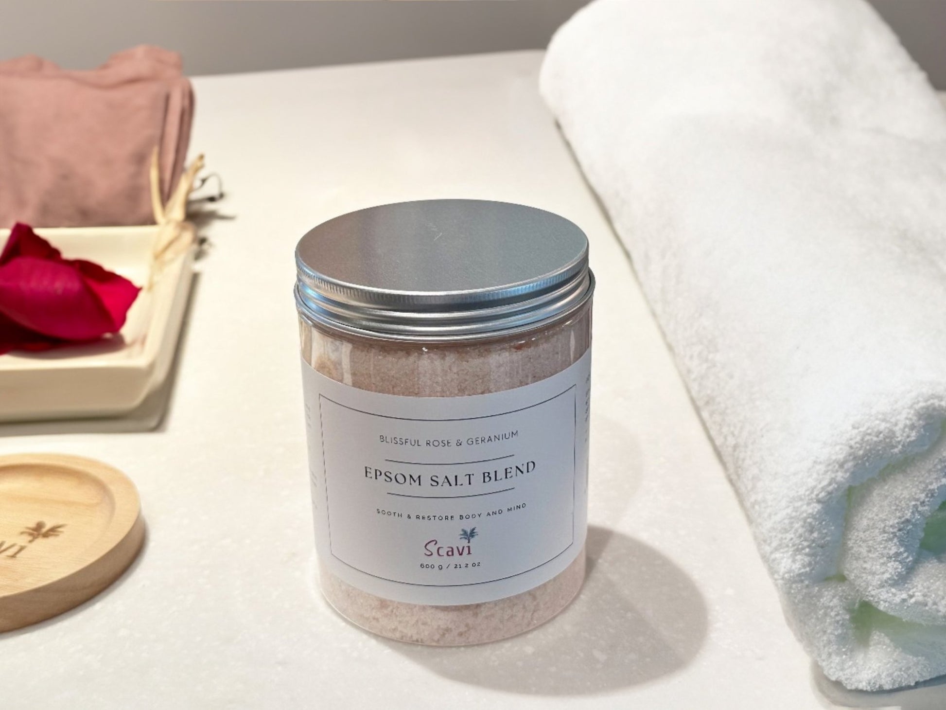 Epsom salt bath soak