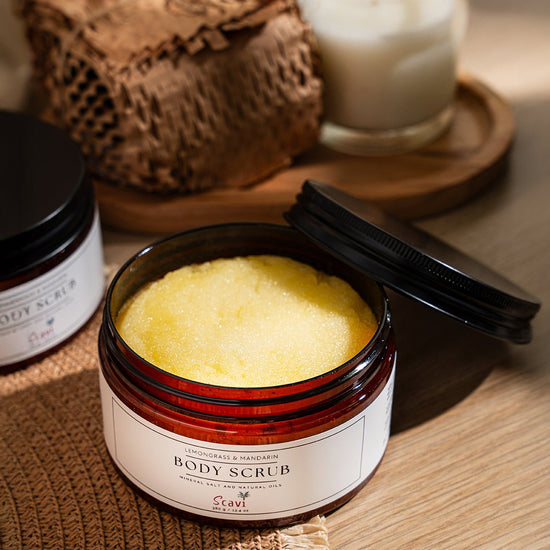 Scavi body salt scrub