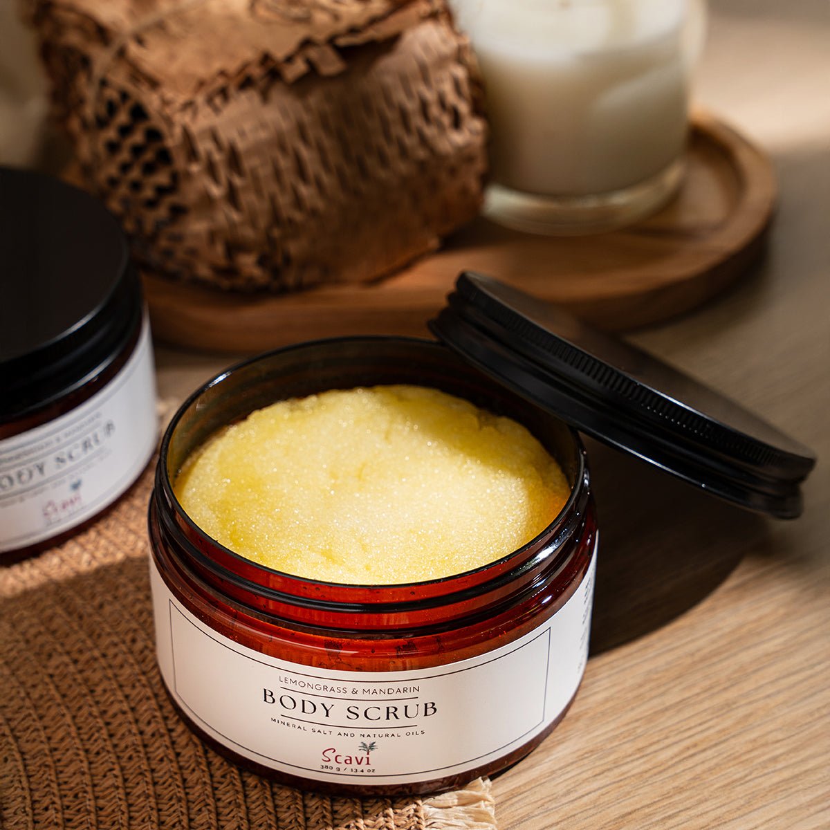 Scavi body salt scrub