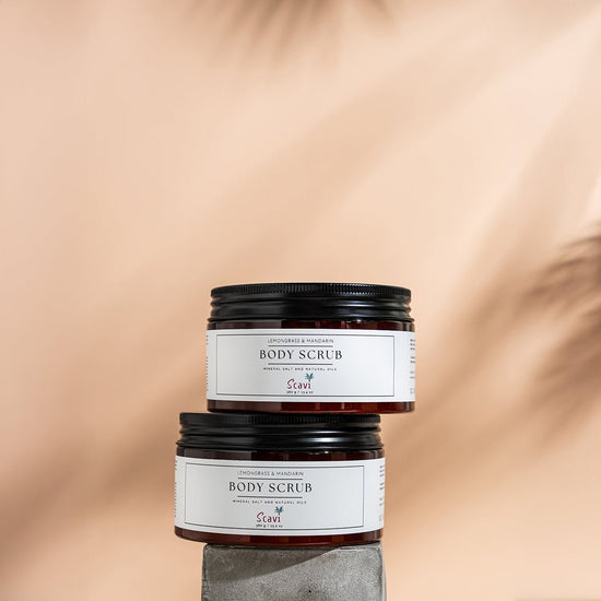 Scavi body salt scrub