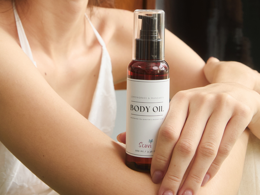 Unlock the Benefits of Body Oil with Scavi Lemongrass & Mandarin
