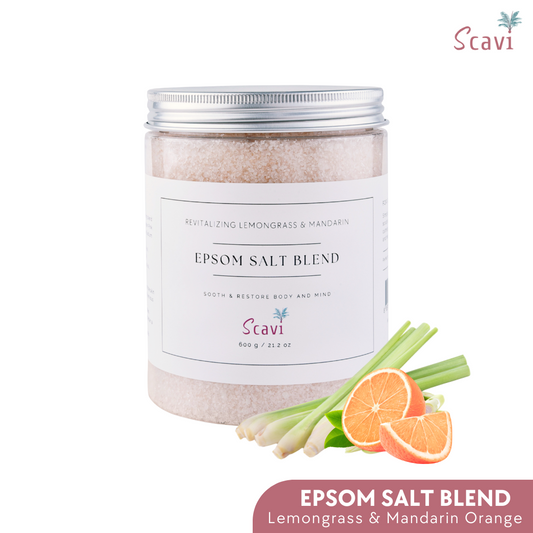Epsom Salt Blend | Lemongrass & Bergamot 600g