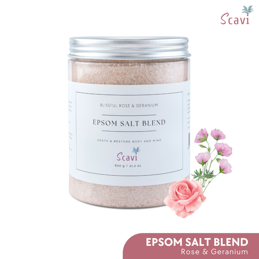 Epsom Salt Blend | Rose & Geranium 600g