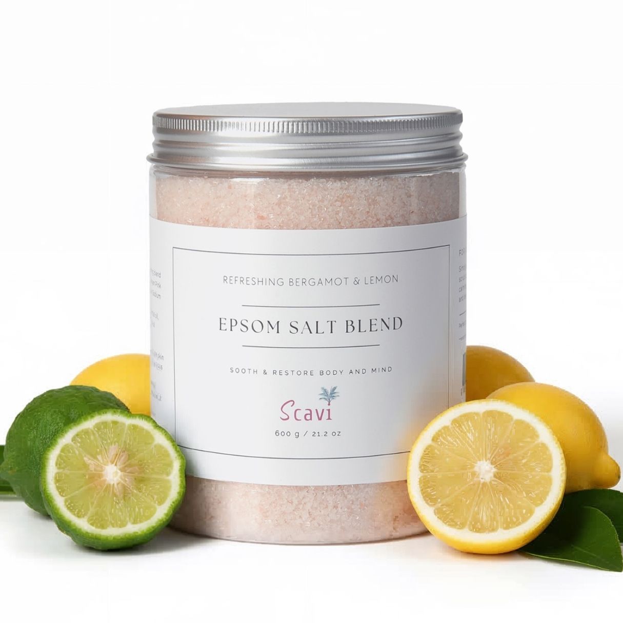 Scavi Epsom Salt Blend Bergamot and Lemon