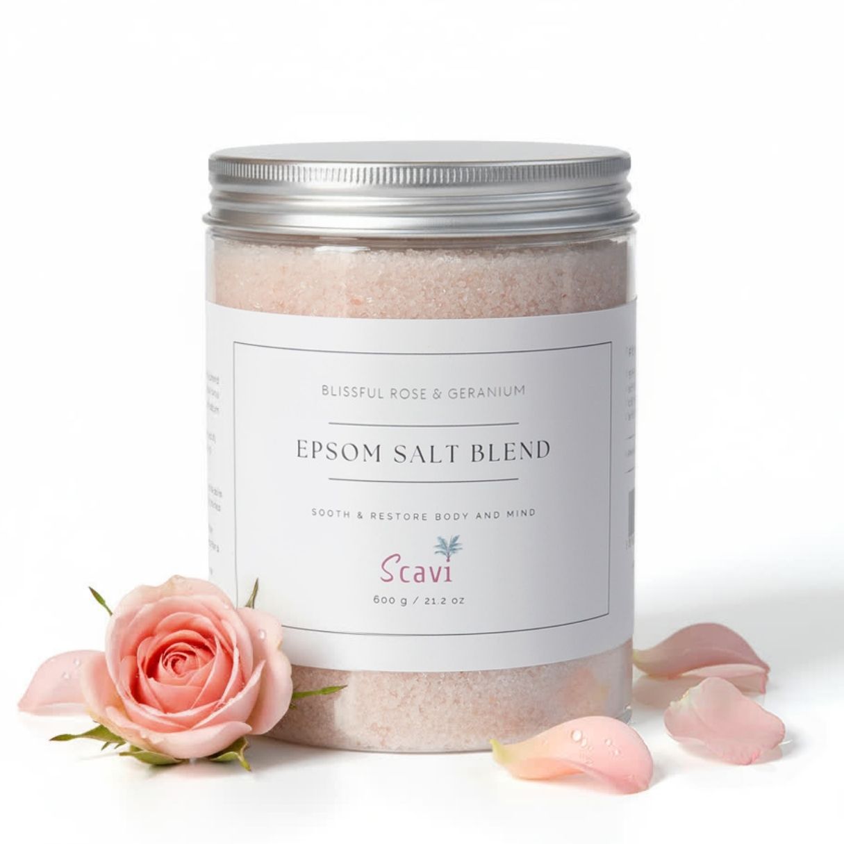 Scavi Epsom Salt Blend Rose and Geranium
