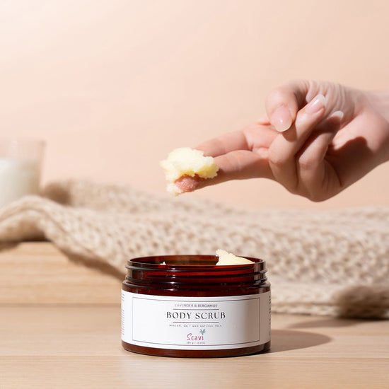 Scavi body salt scrub