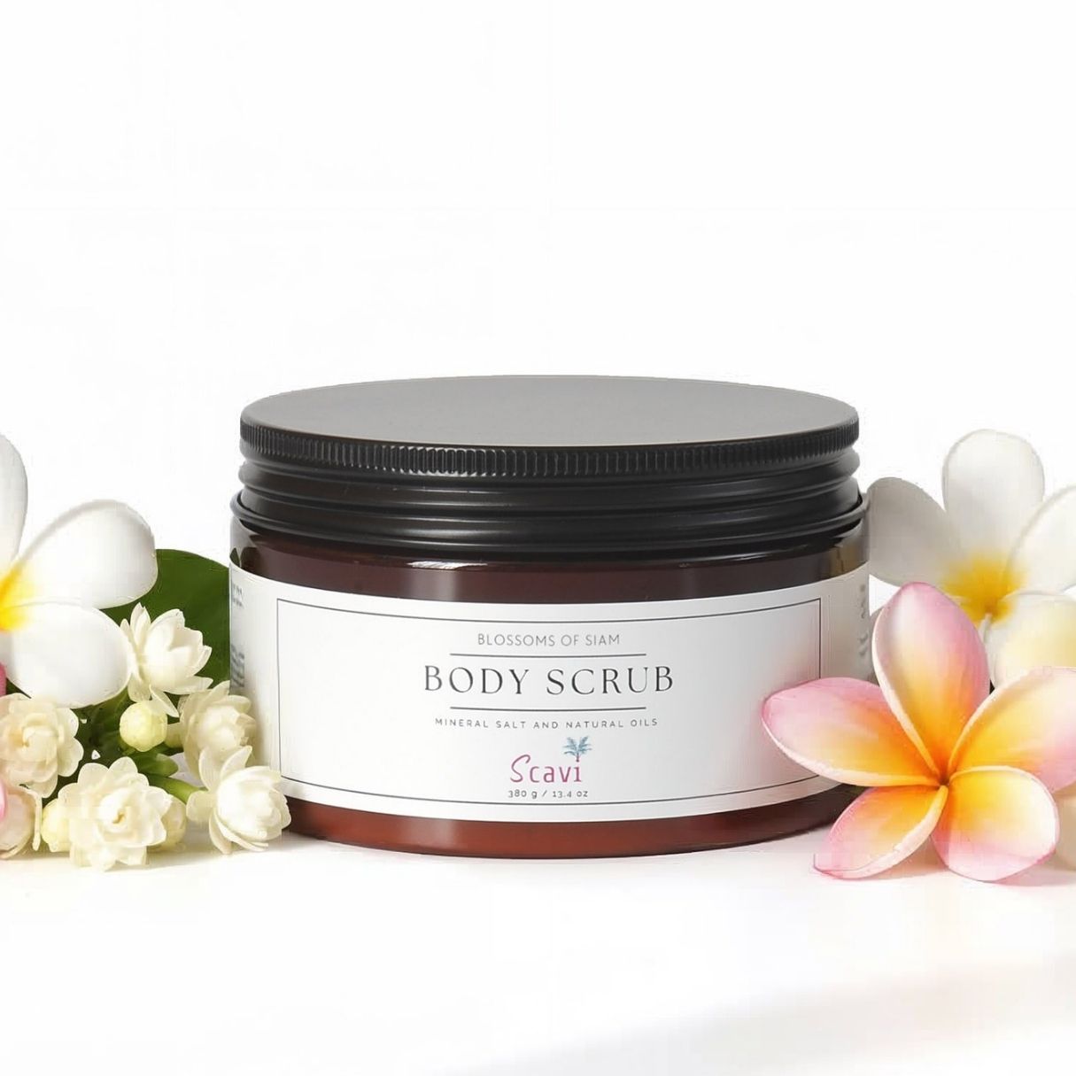 เกลือสครับขัดผิว Scavi Body Scrub Blossoms of Siam