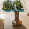 Two-Tone Ceramic Palo Santo & Incense Holder