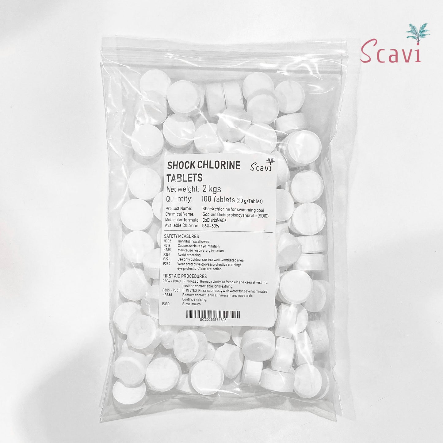 Shock Chlorine Tablets (Dichlor) 2 kg